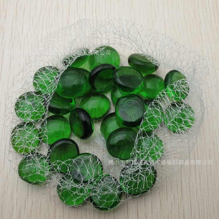 F系列JF深綠扁珠17-19MM包裝打開圖