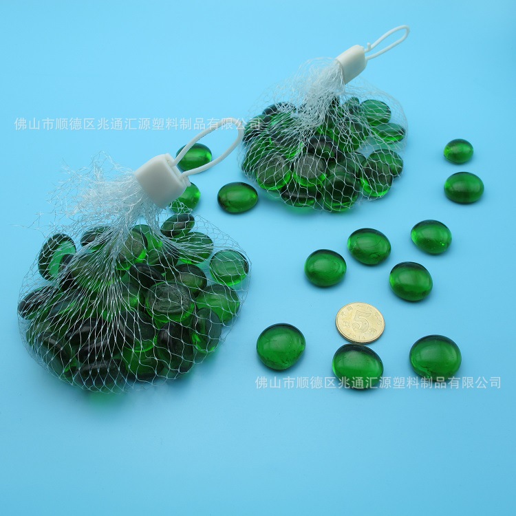 F系列JF深綠扁珠17-19MM硬幣包裝圖